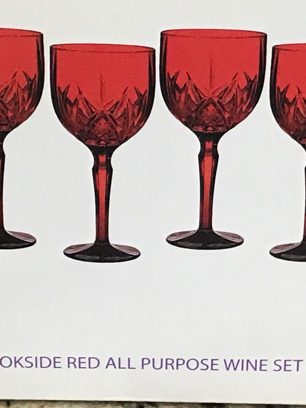 Waterford Red wine glasses
